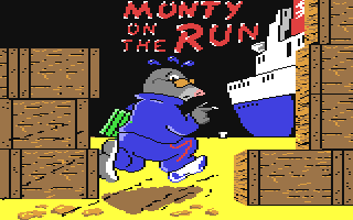 Monty on the Run Title Screen